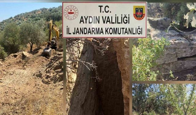 Kaçak kazı yaparken suçüstü yakalandılar