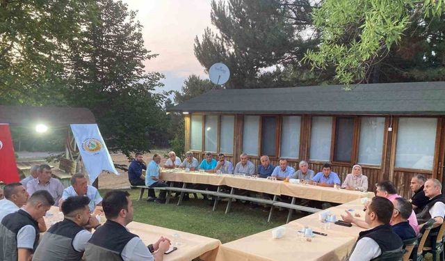 Kırsal mahalle muhtarlarıyla orman yangınları konuşuldu