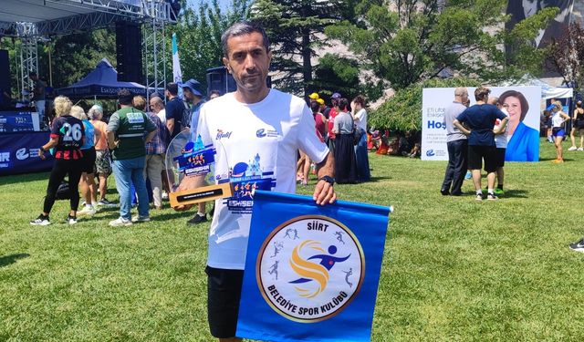 Eskişehir Yarı Maratonu'nda 10 kilometre kategorisinde birinci oldu...