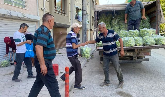 Eskişehir'de bedavaya dağıtıldı: Tam 5 ton