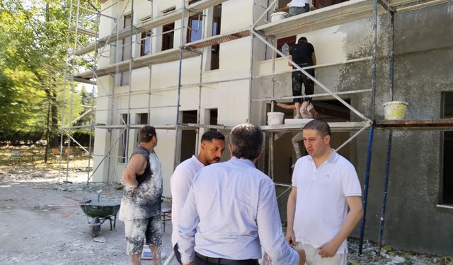 Eskişehir'de o yurdun yenileme çalışmaları devam ediyor...