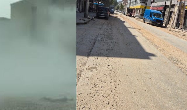 Esenli caddesi toz içinde: Mahalleli ve servis şoförleri tepkili