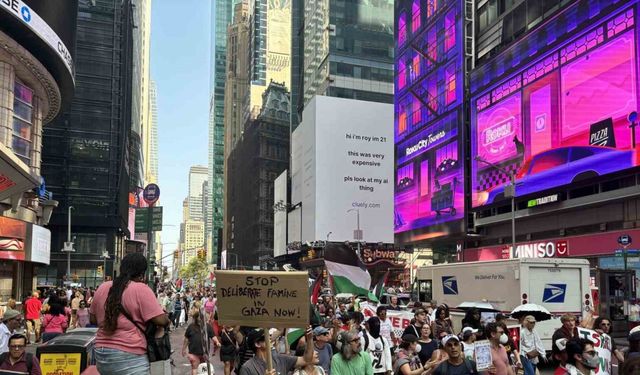 New York’ta on binlerce kişilik İsrail protestosu