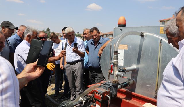 Kırsalda yangın eğitimi