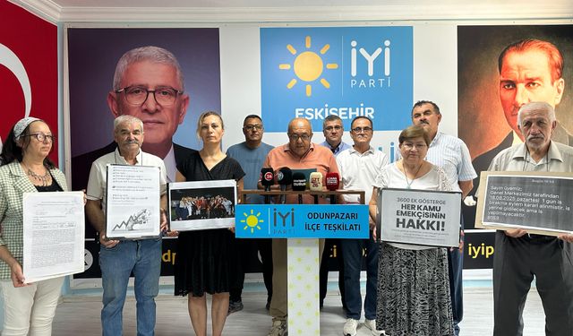 İYİ Parti Eskişehir teşkilatından eylem tepkisi!!