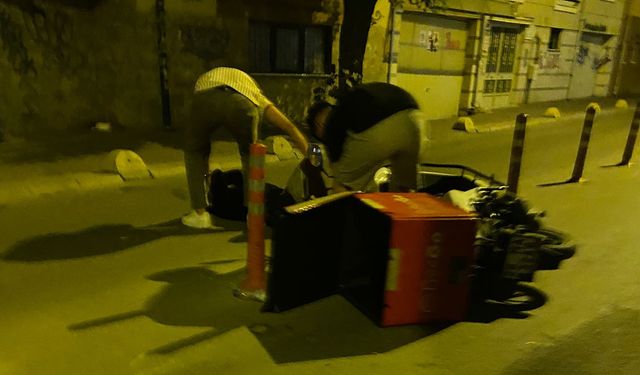 Yayaya yol vermek isterken düştü!