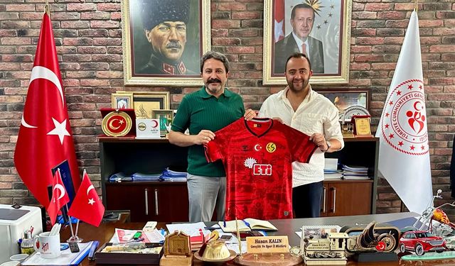Müdür Kalın'ı ziyaret ettiler