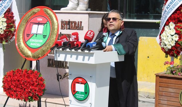 Eskişehir Baro Başkanı Barış Günaydın'dan adalet vurgusu...
