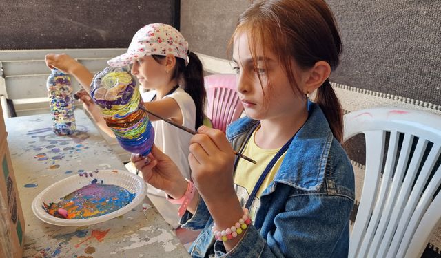 30 farklı branşı hem öğrendiler hem eğlendiler
