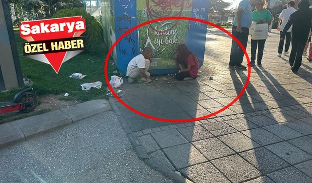 Eskişehir'de duygu sömürüsü yaparak dileniyorlar!