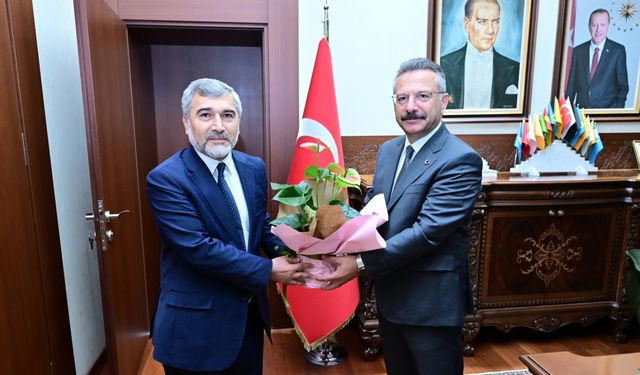 İl Müftüsü Gül, Vali Aksoy'u ziyaret etti
