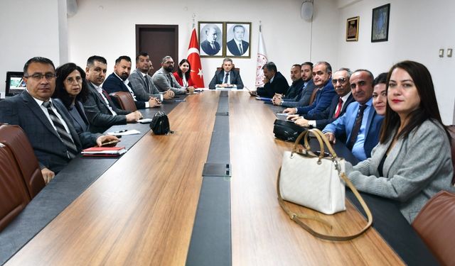 Okul müdürleriyle sene başı toplantısı gerçekleştirildi...