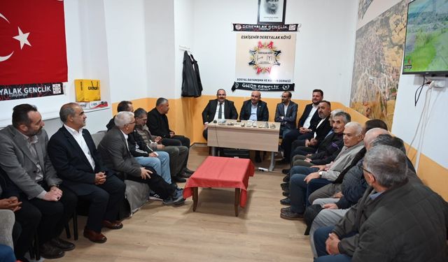 Başkan Hamamcı ve AK Parti heyeti, Dereyalaklılar Derneği'nde talepleri dinledi