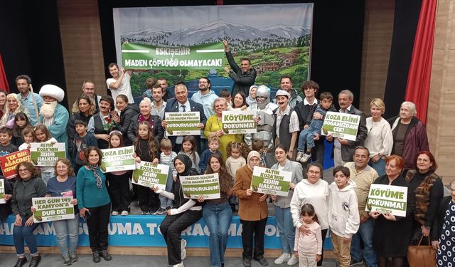 Sahneden doğa mesajı!