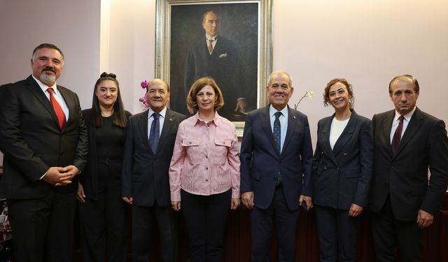 Gazeteciler Cemiyeti Başkan Ünlüce'yi ziyaret etti