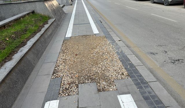 Eskişehir'deki o yol onarım bekliyor