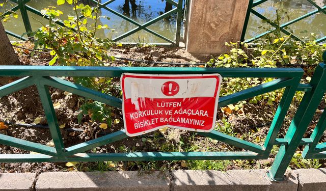 Eskişehir'de bu uyarı yazısını dinlemediler!