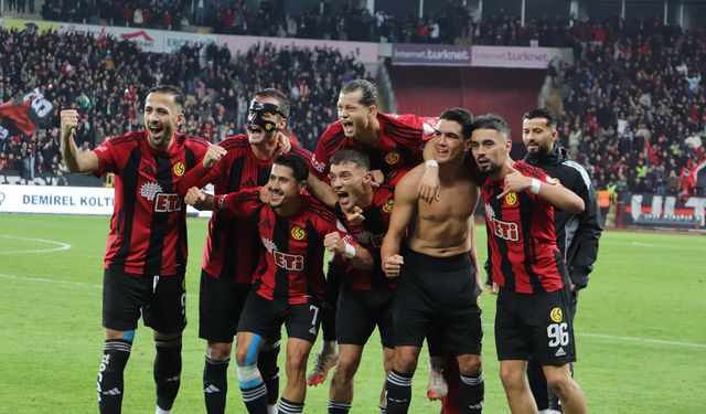 Eskişehirspor'dan muhteşem galibiyet