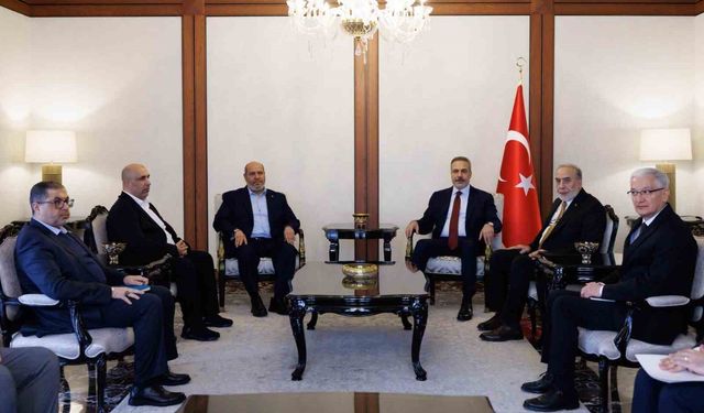 Bakan Fidan, Hamas heyetiyle Ankara'da görüştü