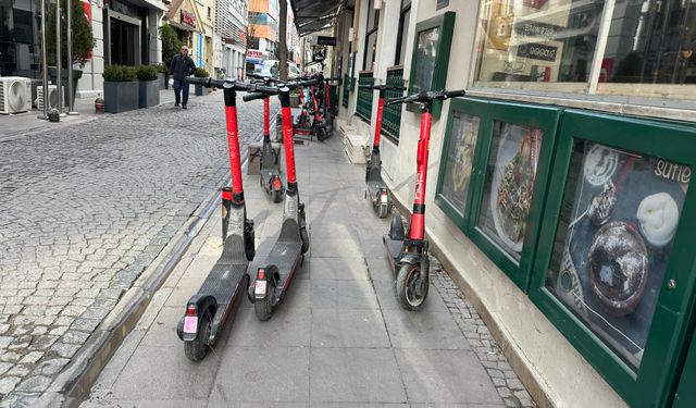 Eskişehir'de scooter işgalleri bitmiyor!