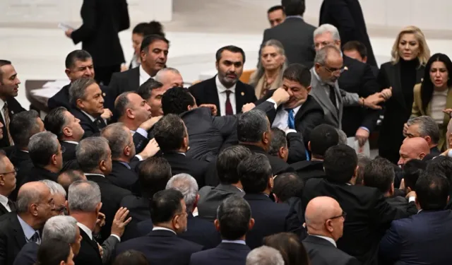 TBMM'de yumruklu kavga!