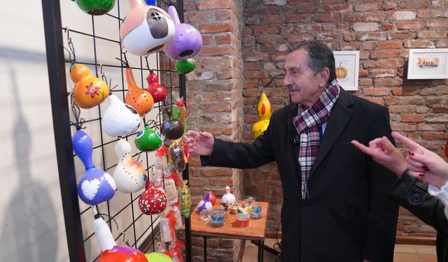 Özel bireylerin el emeği sergisi büyük ilgi gördü