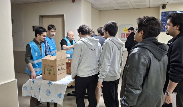 Öğrencilere çorba ikramı