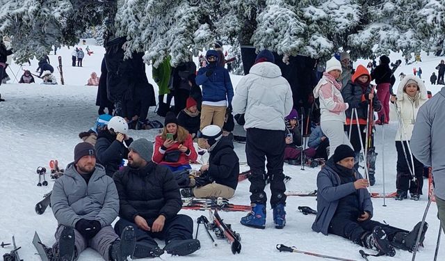 Uludağ'da korku dolu anlar!