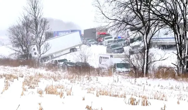 ABD'de 100 araçlık zincirleme kaza