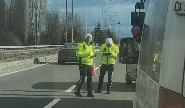Kütahya'da trafik denetimi