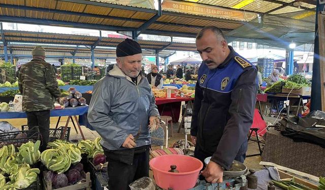 Zabıtadan tartı ve ölçü aletlerine sıkı denetim