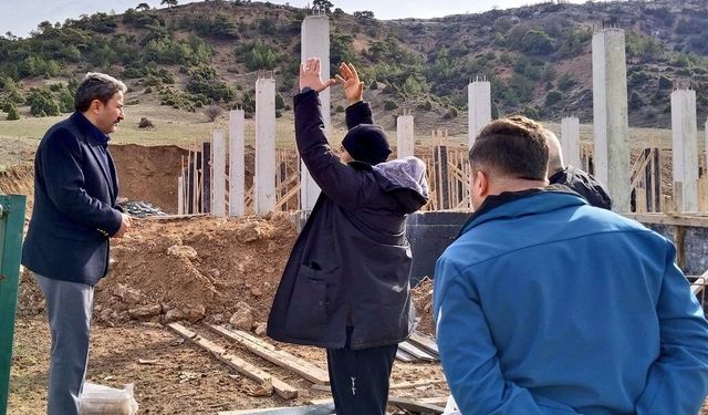 Eskişehir'de 36 atlık barınak inşaatı hızla yükseliyor
