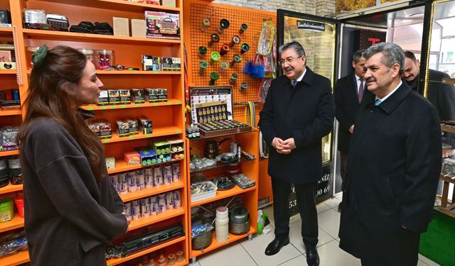 Esnaf ziyaretleri sürüyor