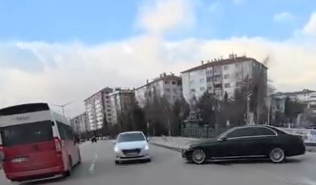 Trafiği tehlikeye attı!