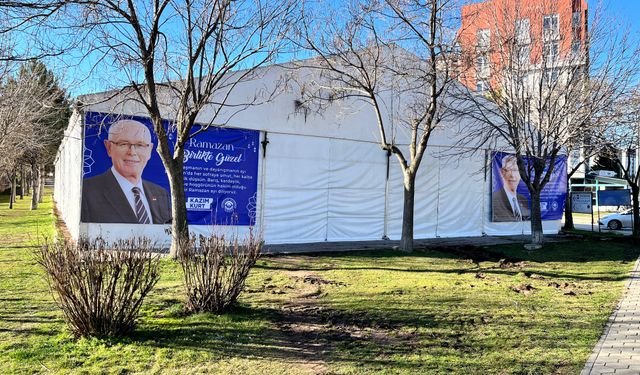 Eskişehir'in o mahallesine iftar çadırı kuruldu