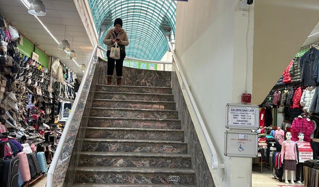 Eskişehir'deki bu merdivenler yaşlıları zorluyor!