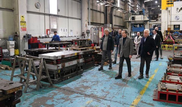 Başkan Ataç'tan fabrika ziyareti