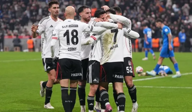 Beşiktaş'ın yenilmezlik serisi 17'ye çıktı