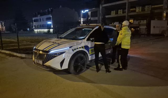 Ceza yazılan sürücü polise feryat etti