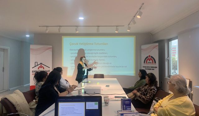 Annelere özel eğitim verildi