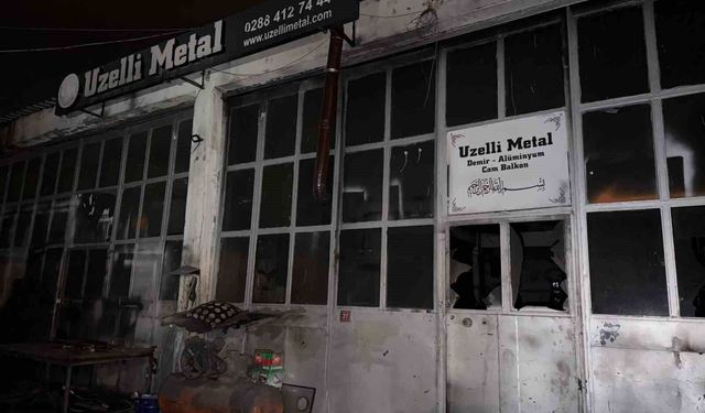 Demirci dükkanında patlama: 1 ölü, 2 yaralı