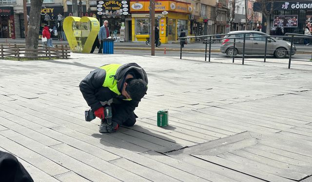 Hamamyolu'nda bakım çalışmalası