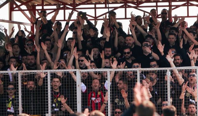 Taraftarlar deplasmanda takımını yalnız bırakmadı