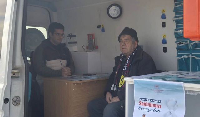 Mobil Sigara Bıraktırma Aracı sahada