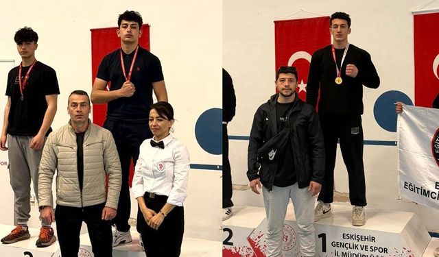 Genç boksörlerden çifte gurur