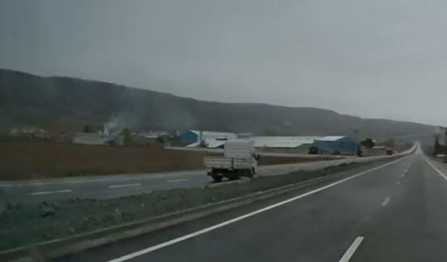 Eskişehir'de trafikte korkutan görüntü!