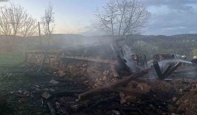 2 Katlı ev alevlere teslim oldu