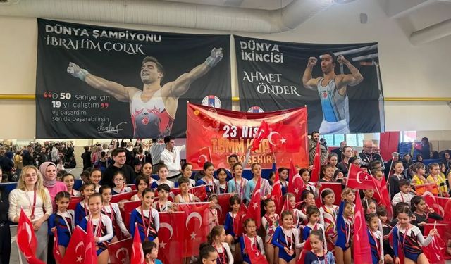 Cimnastikte 23 Nisan coşkusu