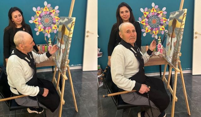 71 Yaşında resme başladı