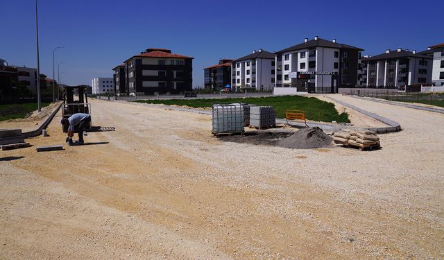 Eskişehir'deki o mahallede üst yapı çalışması başladı